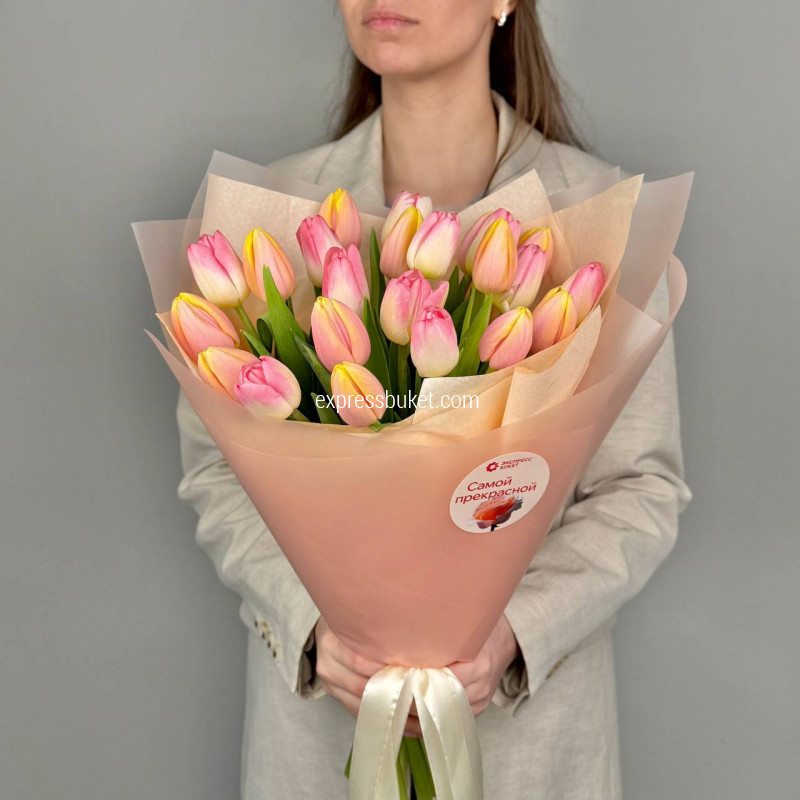 Тюльпаны солнечные 23 штуки